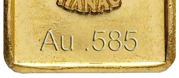 Monety - Gram złota próby 585 (14K)